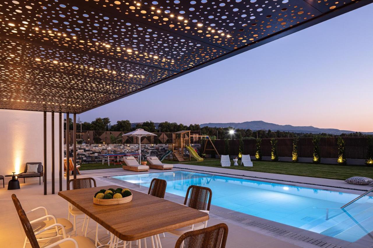 Terrazzo Luxury Villas Pigianos Kampos  المظهر الخارجي الصورة